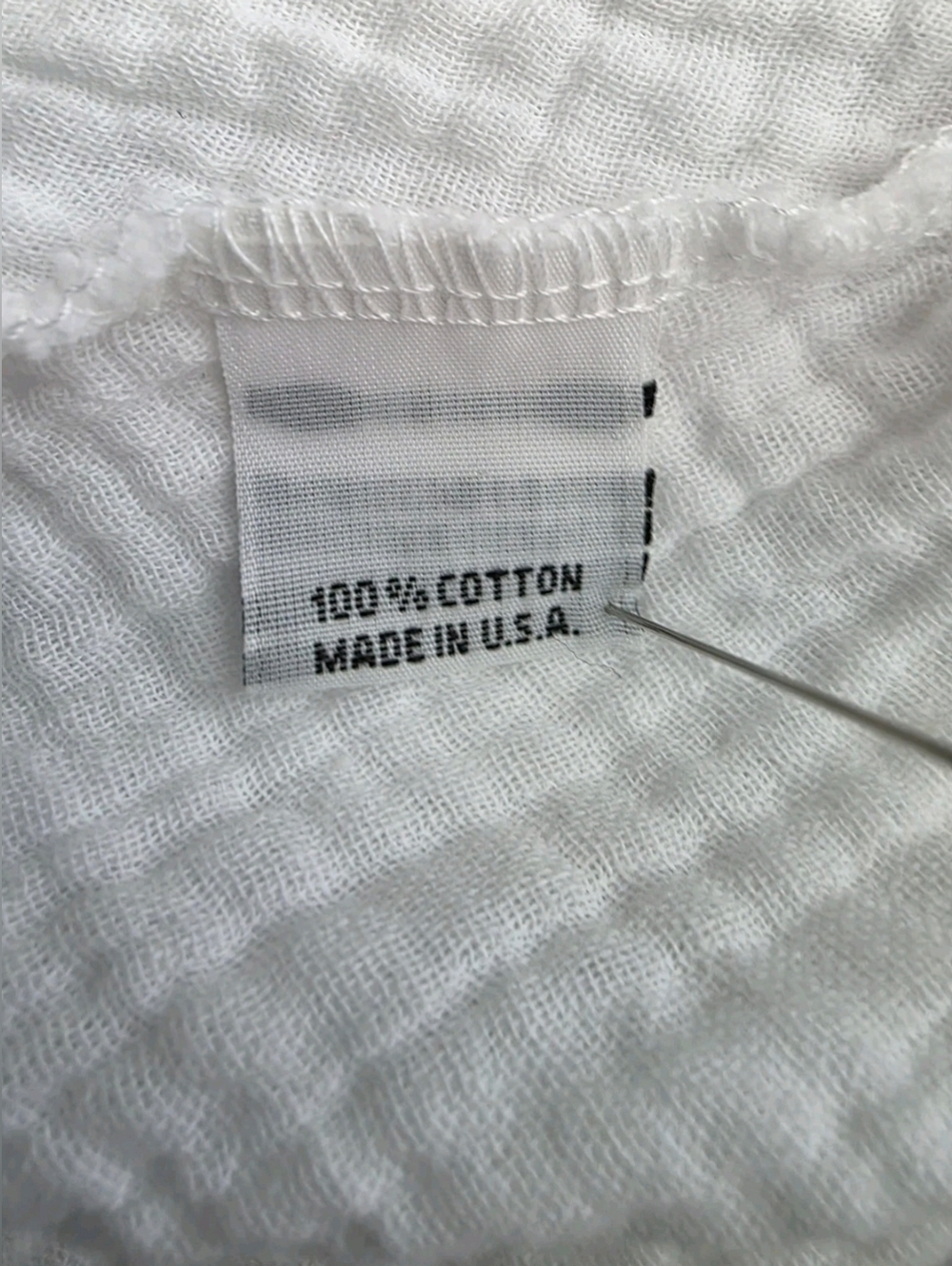 Bryn Walker Women's Etta Cotton Gauze Top With Cowl Neck & 3/4 Sleeve Shirt Sz L - Picture 12 of 13